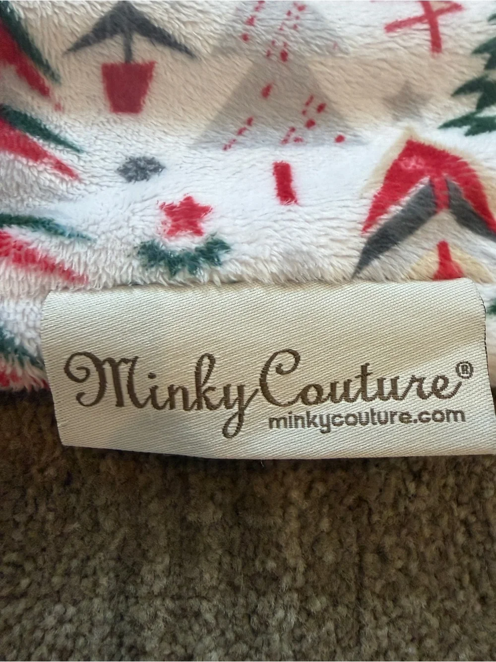 Minky Couture Christmas Pillowcase
